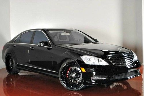 2011 mercedes benz s550 black custom wheels sport package fully serviced