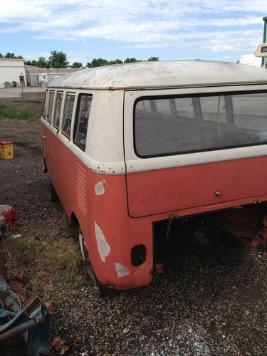 Purchase new 1965 DELUXE VW BUS ORIGINAL 13 WINDOW RED ...