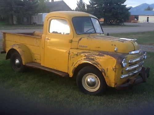 1950 dodge pickup truck with fluid drive (runs and drives!)