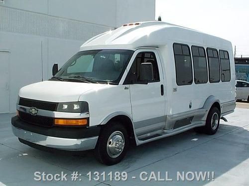 2004 chevy express 3500 15-passenger shuttle bus 53k mi texas direct auto