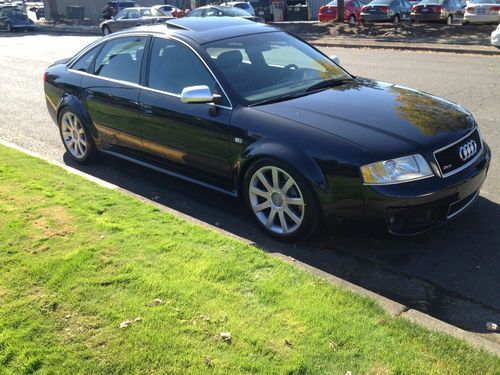 2003 audi rs6 black pearl on black se exhaust coil overs 2nd owner lots new