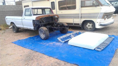 1974 ford f100 rolling chassis the perfect project truck!