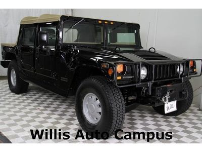 Soft top diesel suv 6.5l 4wd tow package  black am general