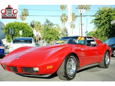 454 stingray t-top low miles 4-spd manual coupe cowl induction domed hood rwd