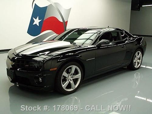 2010 chevy camaro 2ss 6speed rs heated leather 20's 27k texas direct auto