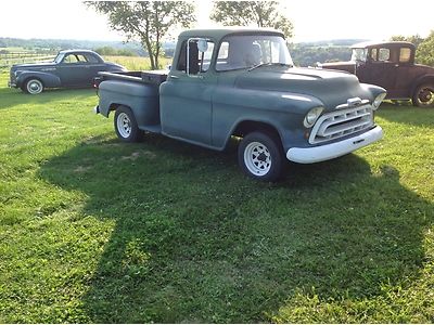 1957 chevy halfton short box driven daily with video ready to have fun with now!