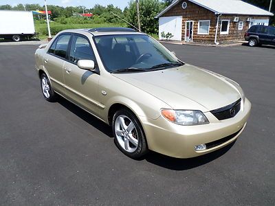 No reserve 2003 mazda protege real clean runs well newer tires