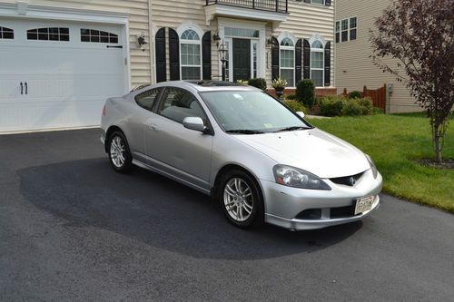 2005 acura rsx silver coupe 2-door 2.0l sport coupe