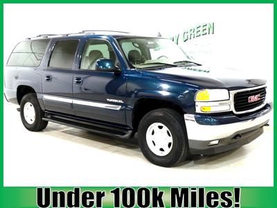 Only 95k low miles suv blue rwd 5.3l flex fuel dvd player tow package we finance
