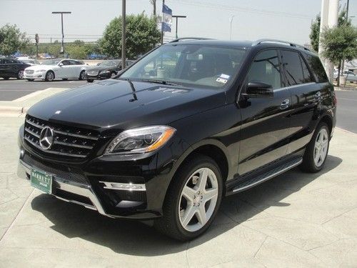 2013 mercedes ml 550 p1 pkg light pkg 3k miles