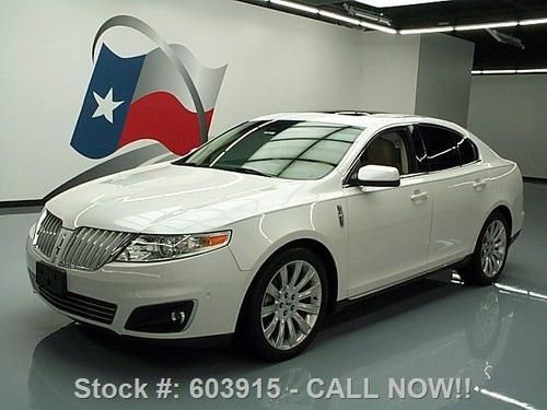 2010 lincoln mks awd ecoboost ultimate dual sunroof 24k texas direct auto