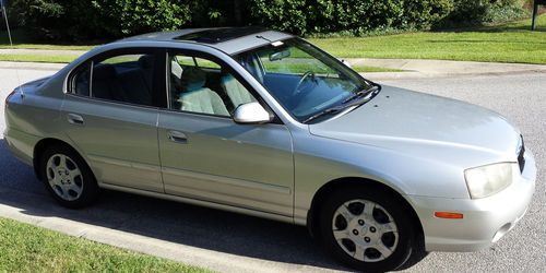 2003 hyundai elantra gls sedan 4-door - power windows, antilock brakes, moonroof