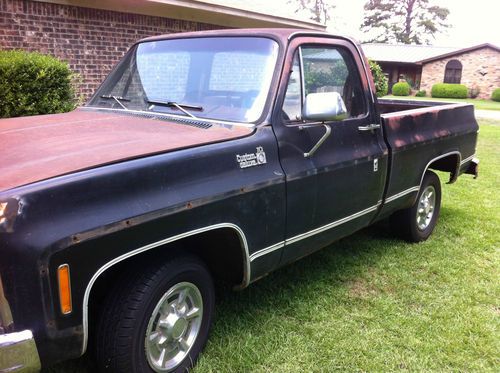 Purchase used 1980 Chevy C-10 Short Wide Inline 6 Original ...