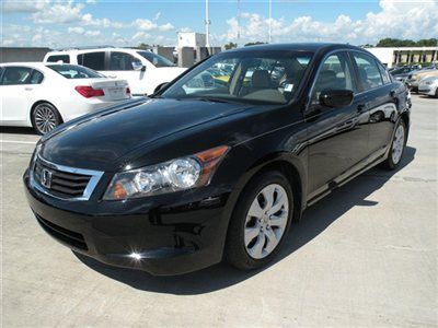 2009 honda accord ex-l  black *one owner**  heated seats clean carfax low $$