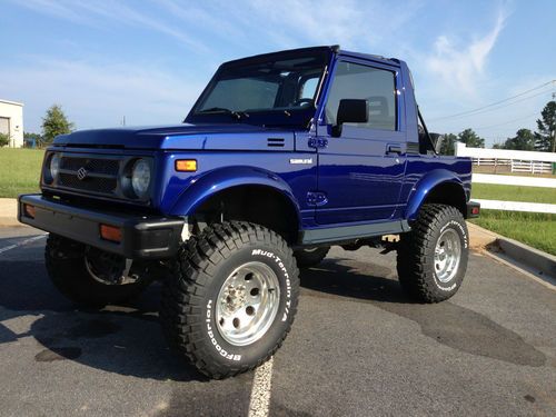 1994 suzuki samurai jl sport utility 2-door 1.3l factory a/c 4x4 jeep