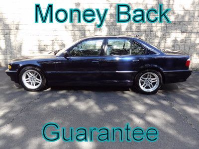 Bmw 740ia sedan sport package leather sunroof navigation cd changer fully loaded