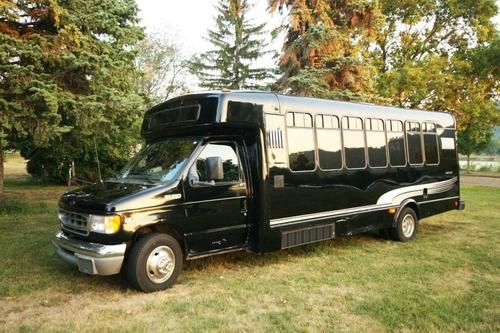 2001 ford e450 super duty limousine 20 - passenger limo transit coach party bus