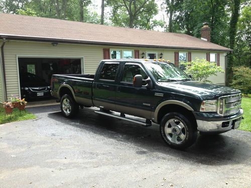 2007 ford f-350 diesel double cab long bed lariet fx4