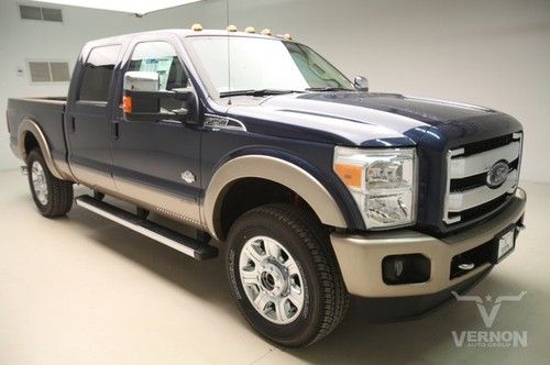 2014 king ranch crew 4x4 fx4 navigation sunroof leather heated v8 diesel
