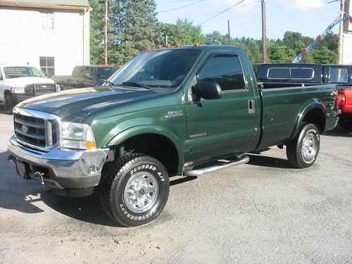 02 ford f250 xlt superduty 4wd reg cab 7.3 powerstroke diesel 6 speed 106k