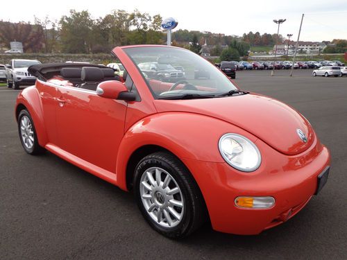 05 new beetle convertible gls 4 cylinder heated leather seats video 80k miles