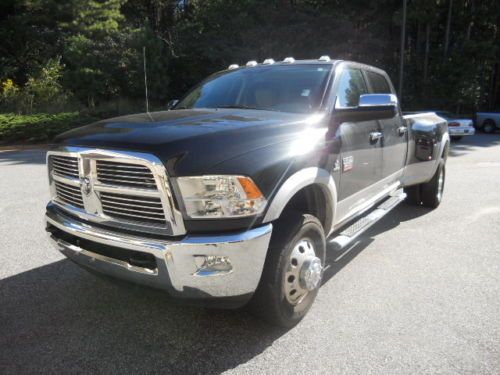2012 ram 3500 heavy duty dully 4x4 crew cab  leather heated cooled seats clean