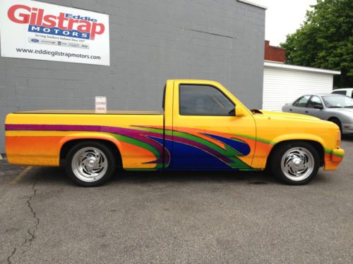 1995 bagged dodge dakota, custom paint, show truck!