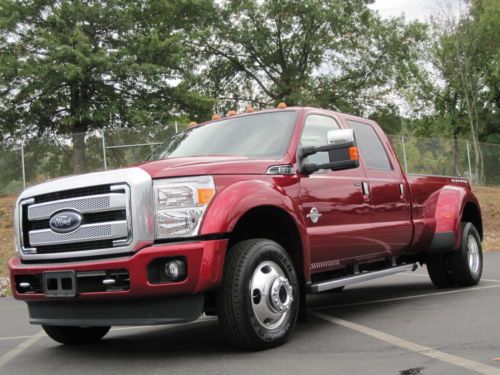 Ford f-450 2014 6.7 diesel 4wd platinum edition great color combo low reserve a+