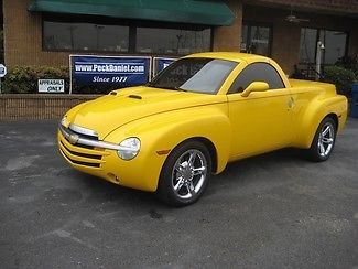 2004 chev. ssr yellow retract hard top convertible!