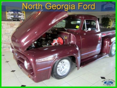 53 ford f100 custom rod , just in time for turkey run