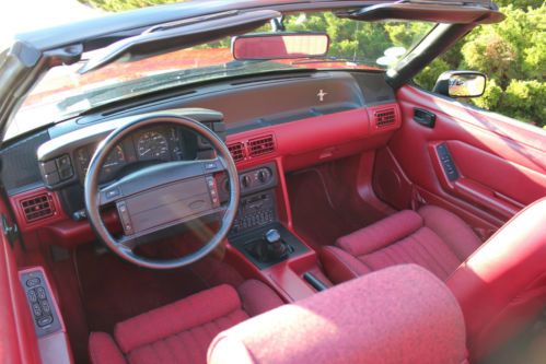 1991 Ford Mustang LX Convertible 2-Door 5.0L, image 3