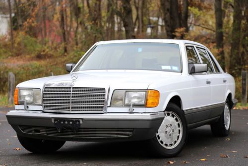 1986 mercedes benz sel 420sel 420 v8 1 owner rare collectible carfax certified