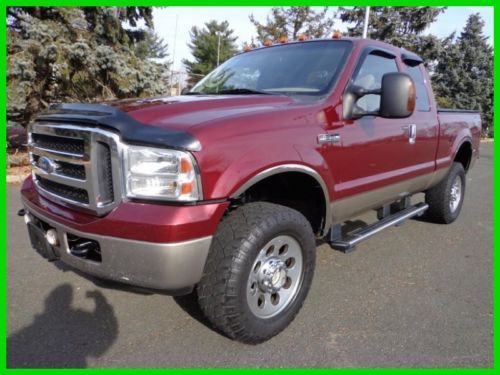2006 ford f-350 4x4 extended cab xlt pickup v-8 auto clean carfax no reserve