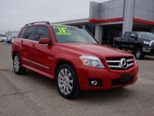 2010 mercedes benz glk 350 4matic gorgeous red local trade in