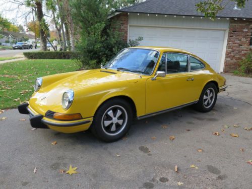 Excellent 1973 mfi porsche 911t, ca car, full service history, matching numbers,