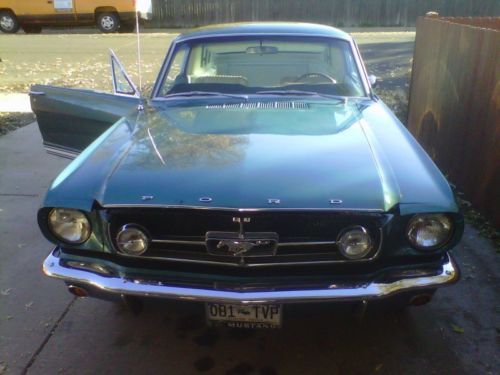 65 ford mustang new paint, new tires k coded engine!