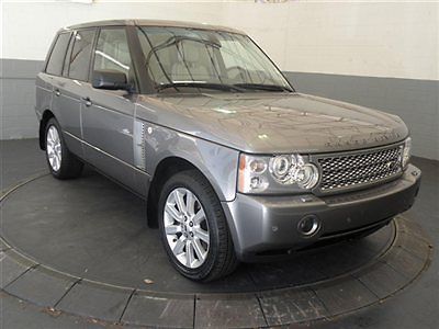 Supercharged land rover range rover-navigation-heated&amp;cooled seats-clean carfax