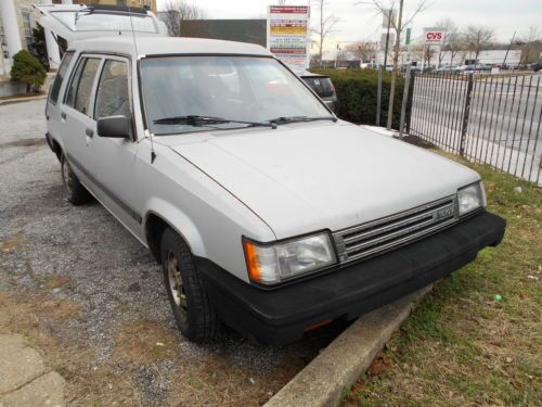 1987 toyota tercel station wagon ( runs - as is )
