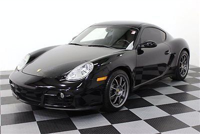 07 black on black cayman coupe 5 speed manual trans 18 in oz lightweight wheels