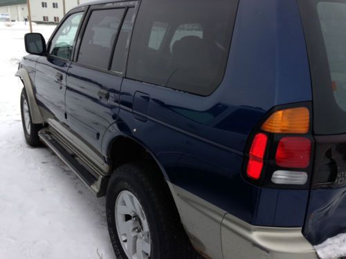 2001 mitsubishi montero sport limited 4x4**leather-loaded**no reserve**look!!!!!