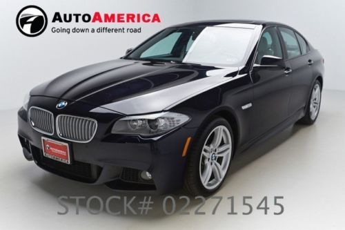 2013 bmw 550i m sport rare 6 speed wood trim roof nav  leather 1 one owner