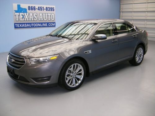 We finance!!!  2013 ford taurus limited nav heated/cooled leather 17k texas auto
