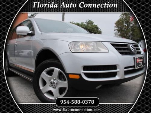 07 volkswagen touareg certified v6 leather sunroof 1-owner clean carfax awd vw