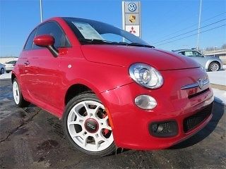 2012 fiat 500 2dr hb sport traction control power windows tachometer cd player