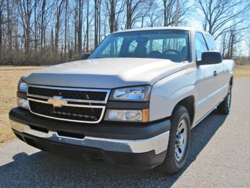 07 chevy silverado w/t bed liner v6 automatic 2wd wt graystone ext cab