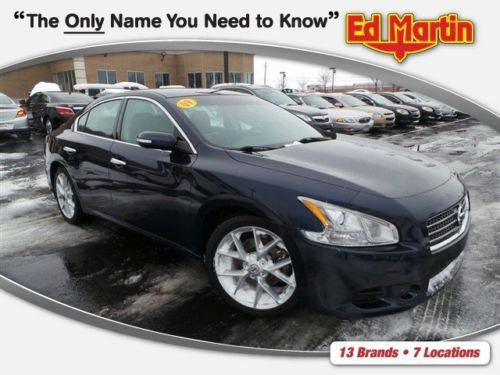2009 nissan maxima 3.5 s v6 leather moonroof fwd local trade we finance 3.9%