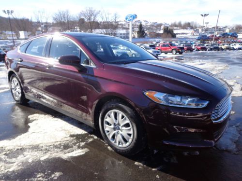 2013 fusion s sedan 2.5l 4 cylinder fwd 1 owner carfax video 1,897 miles
