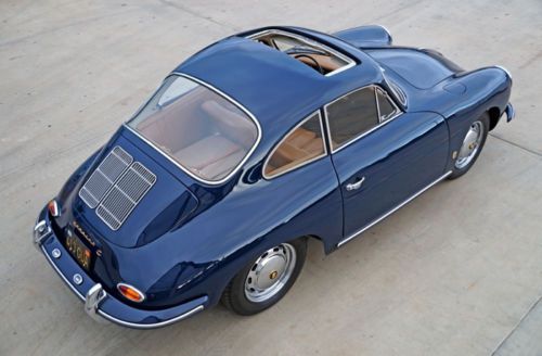 1964 porsche 356c sunroof coupe: beautifully restored &amp; numbers matching w/ coa