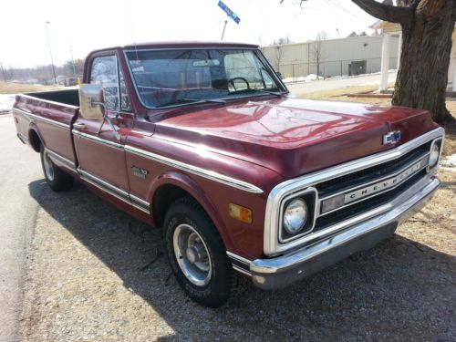 1969 chevy c10 longbed 350 automatic super cheyenne no reserve