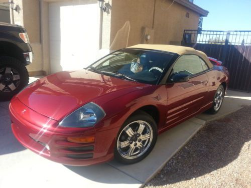2002 mitubishi eclipse spyder gt convertible 3.0 gt only 87k miles